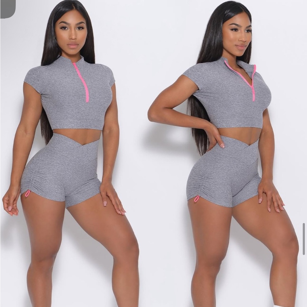 2-Piece Bombshell Sportswear Grey Toggle Set